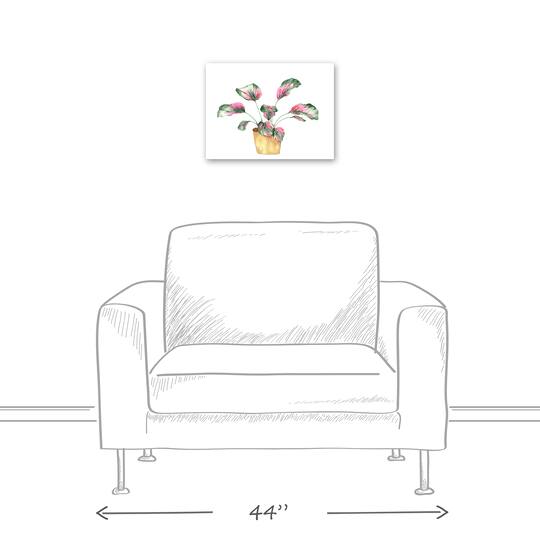 Coastal Beach Plant 16" x 12" Canvas Wall Art